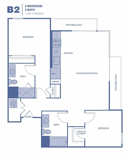 Floor plan B2