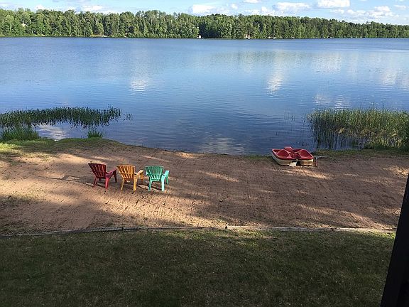 Beach just outside house