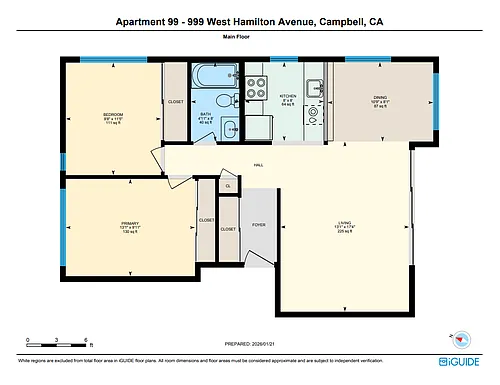 Floor plan Two Bedroom