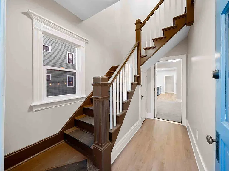 Shared foyer entrance to both apartments