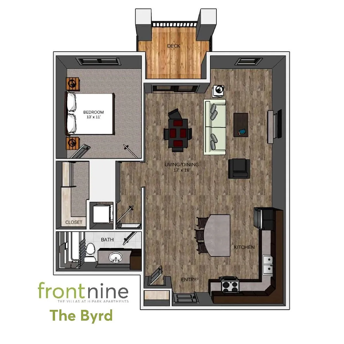 Floor plan FrontNine Villas - The Byrd
