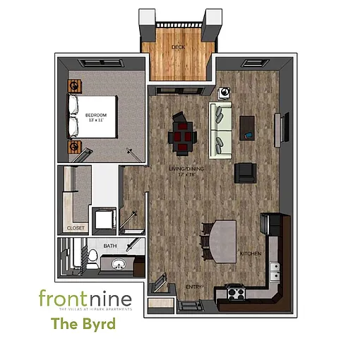 Floor plan FrontNine Villas - The Byrd