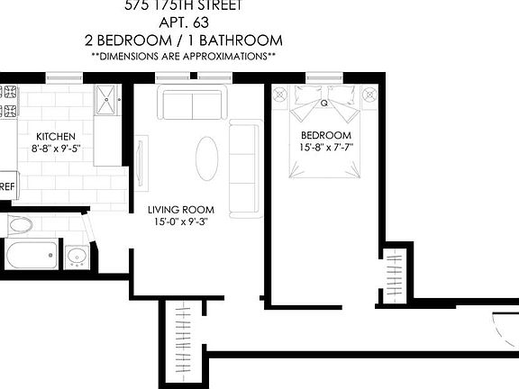 2nd image of 575 W 175th St APT 63