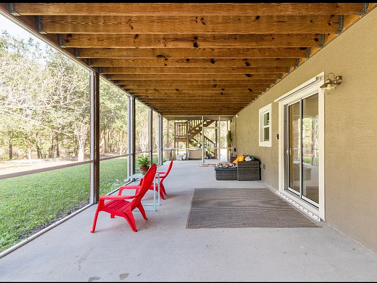 Large porch