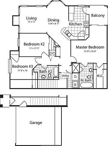 Floor plan C1 - Biltmore