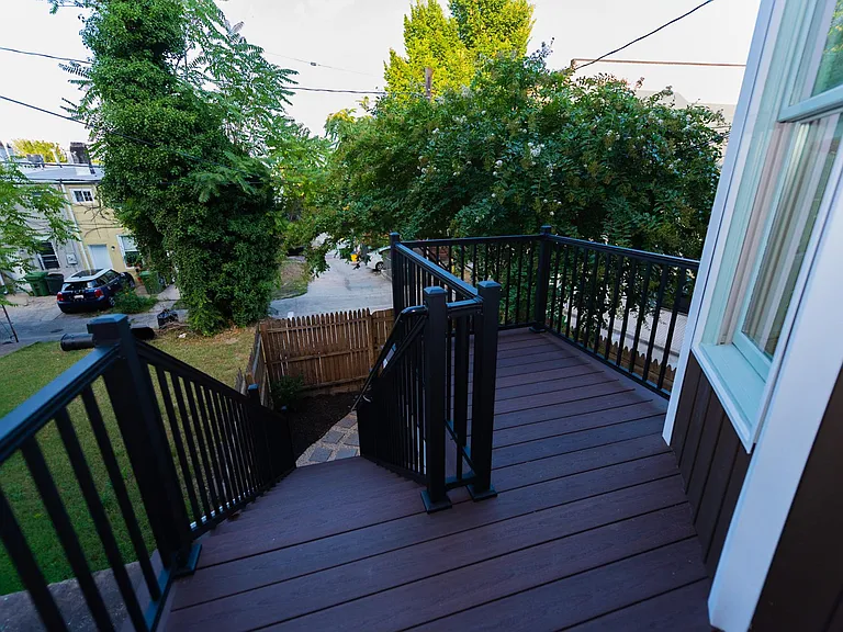 Rear deck