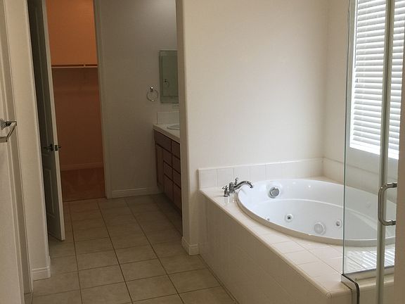 Master bathroom with jacuzzi tub
