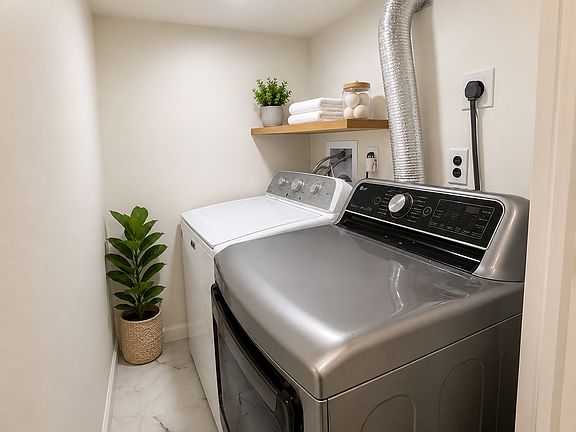 convenient laundry room on premises
