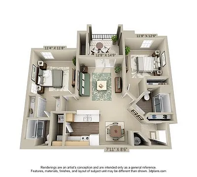 Floor plan The River Crossing