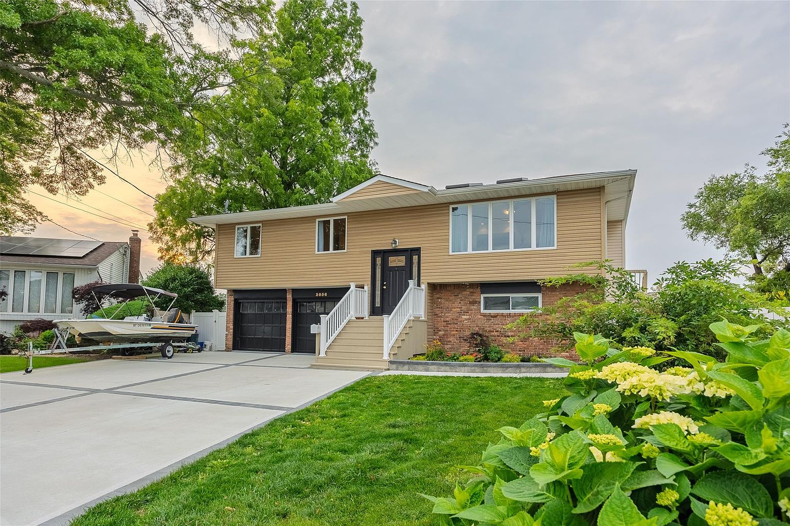 Spacious family home with kitchen and living area