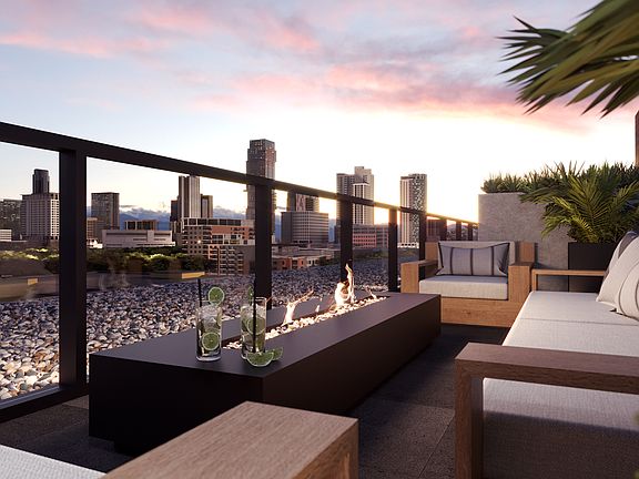 Rooftop Fire Pit Seating