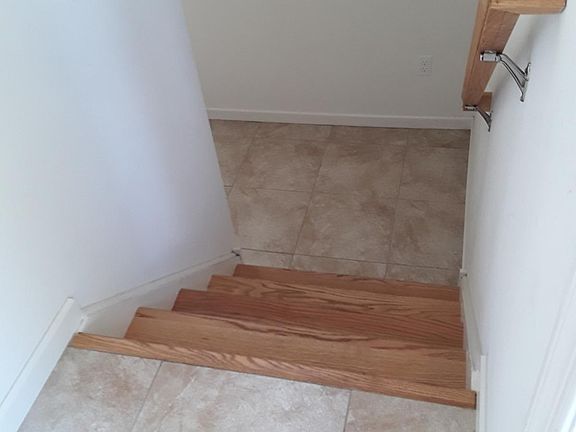 Stairs into apartment