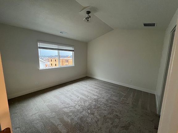 Large master bedroom, can fit a king-sized bed, an entertainment center, and a desk