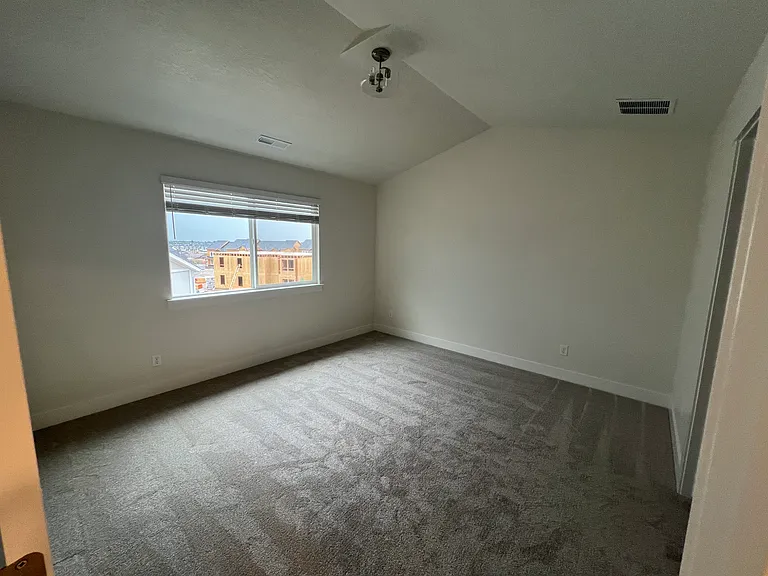 Large master bedroom, can fit a king-sized bed, an entertainment center, and a desk