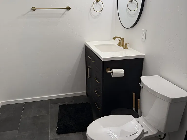 Basement bathroom