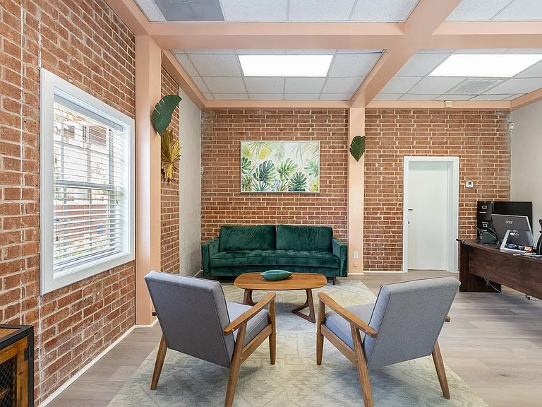 Leasing office lobby