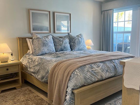 New Pottery Barn King bedroom set with Macy's top of line Hotel Collection Aireloom medium firm bed with Luxury Euro pillow top.