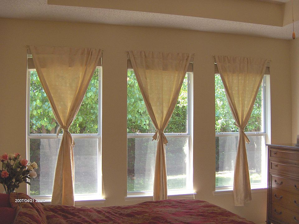 View from spacious master bedroom