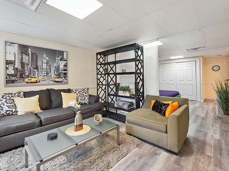 Living Room Area with TV -Basement Level