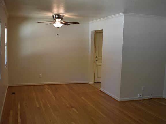 Living room and dining area
