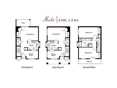 Floor plan Merlot
