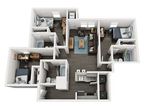 Floor plan C1 Floor Plan - Limited Availability