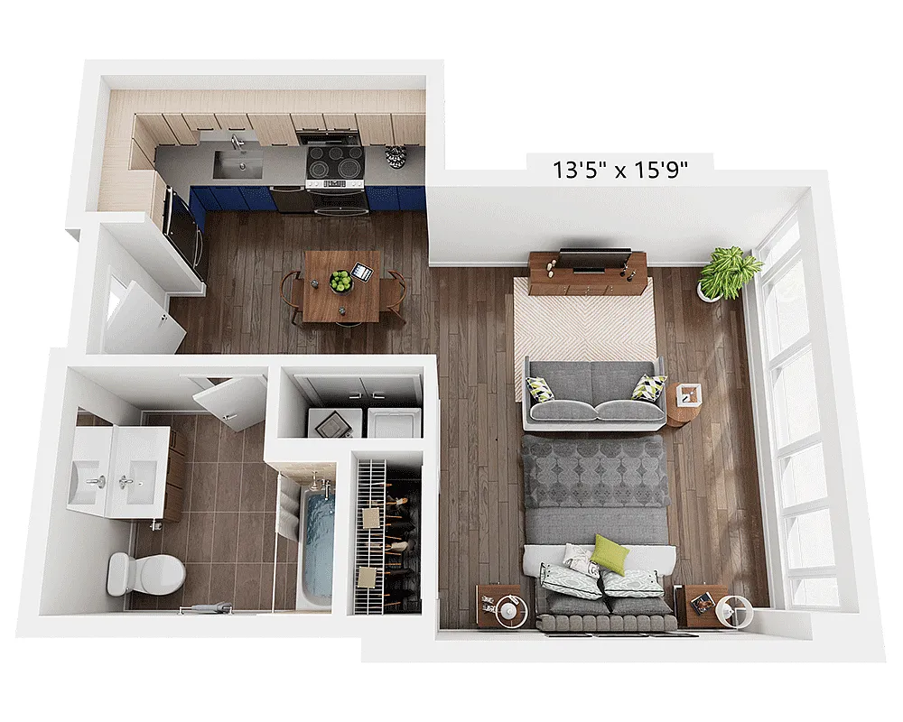 Floor plan Studio E1X