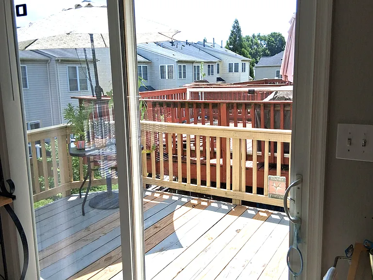 Deck View from Kitchen