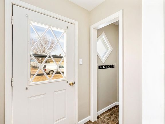 Entry with coat cubby.