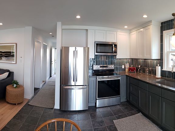 Main kitchen open to living room