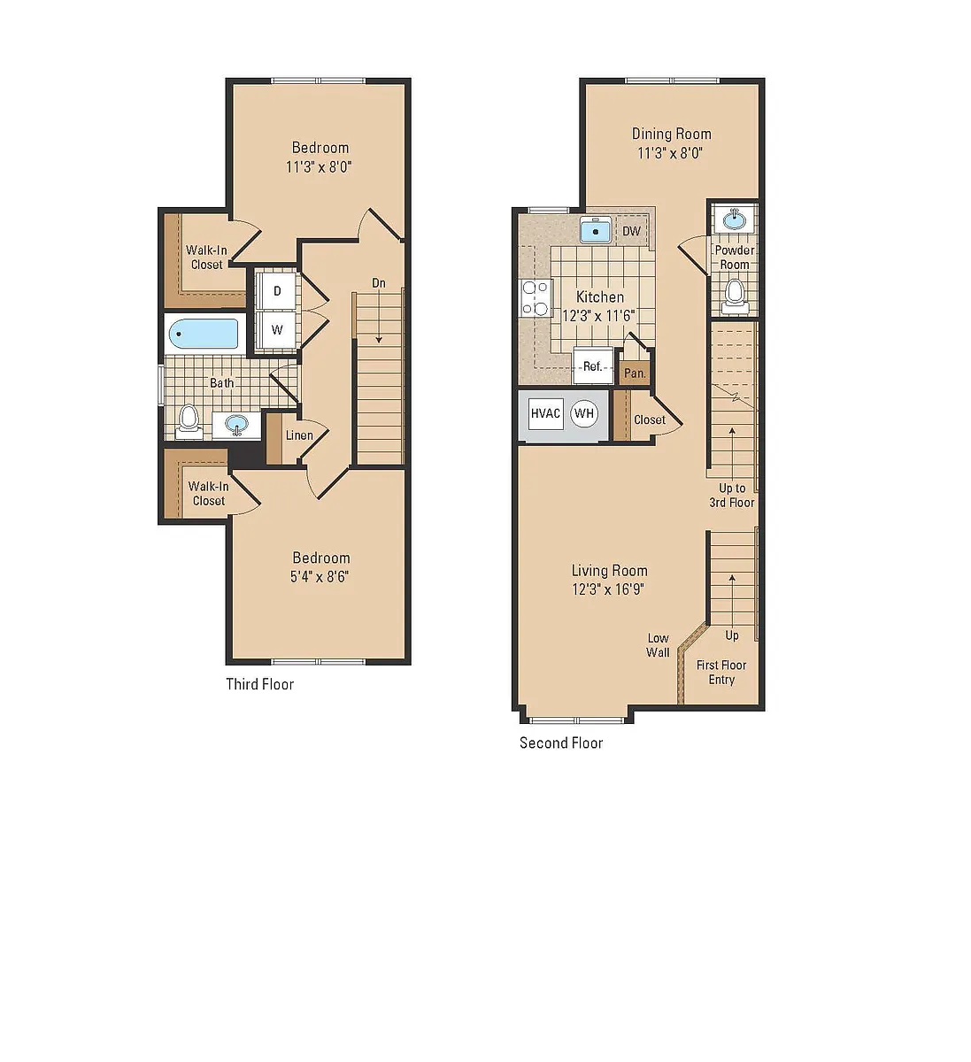 Floor plan 2 Bedroom