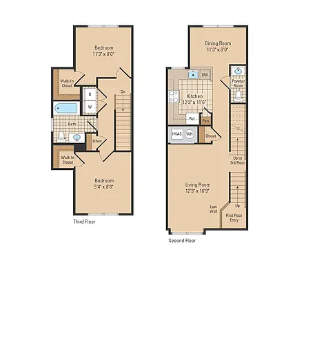 Floor plan 2 Bedroom