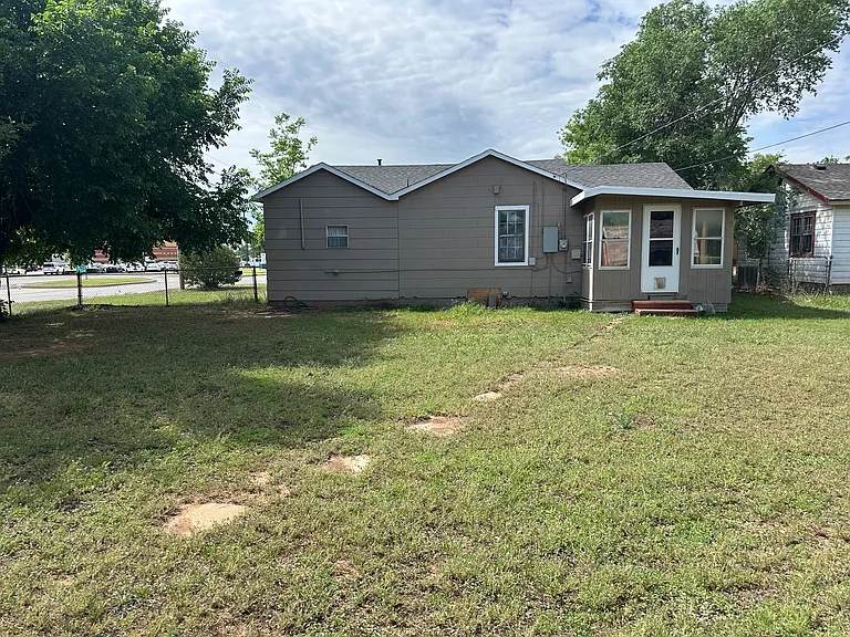 back of house and yard