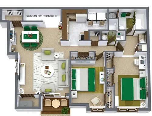 Floor plan Evergreen