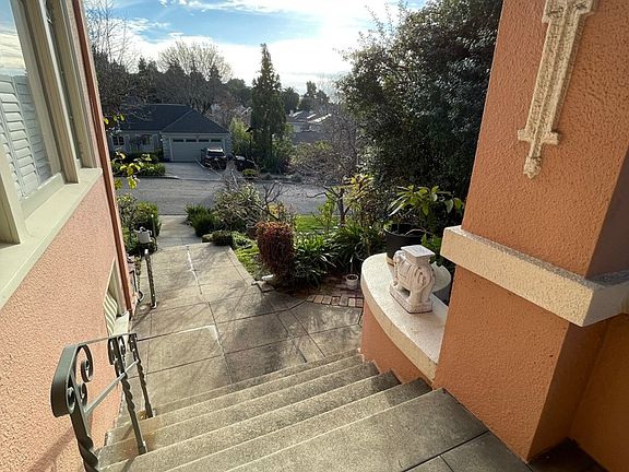 from front door, looking west