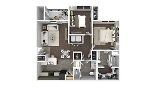 Floor plan 2 X 2