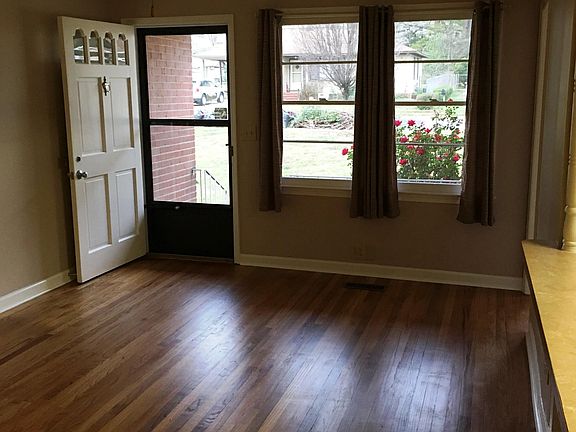 Front door as seen from living room.