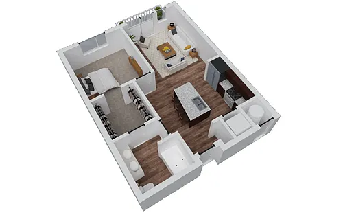 Floor plan Portland