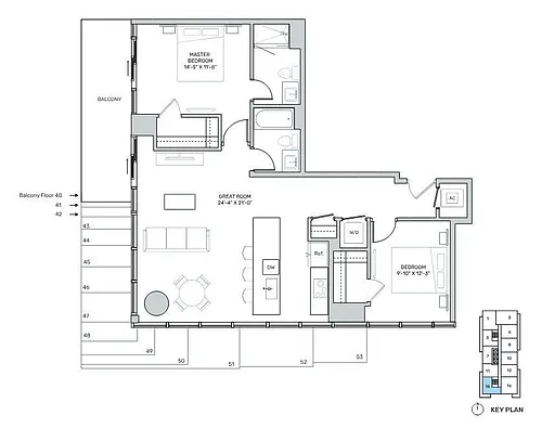 Floor plan B17