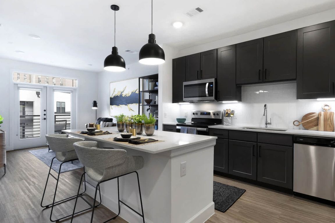 Kitchen with Stainless Steel Appliances