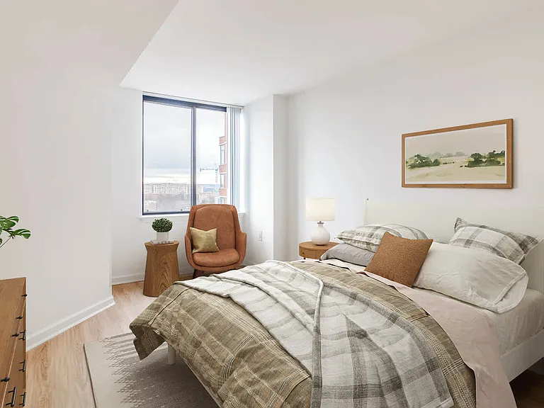 Bedroom with Hard Surface Flooring