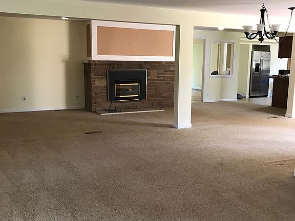gas fireplace in family room