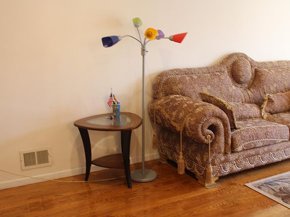 Living room.. whole house has hardwood floor