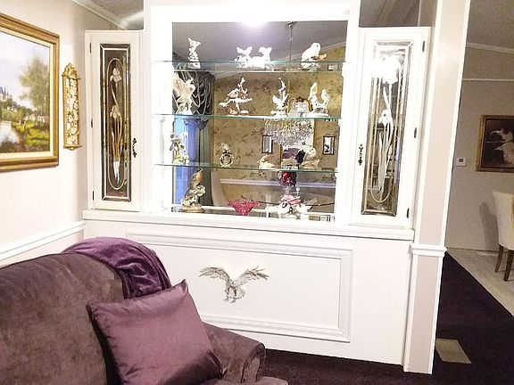 built-in curio cabinets