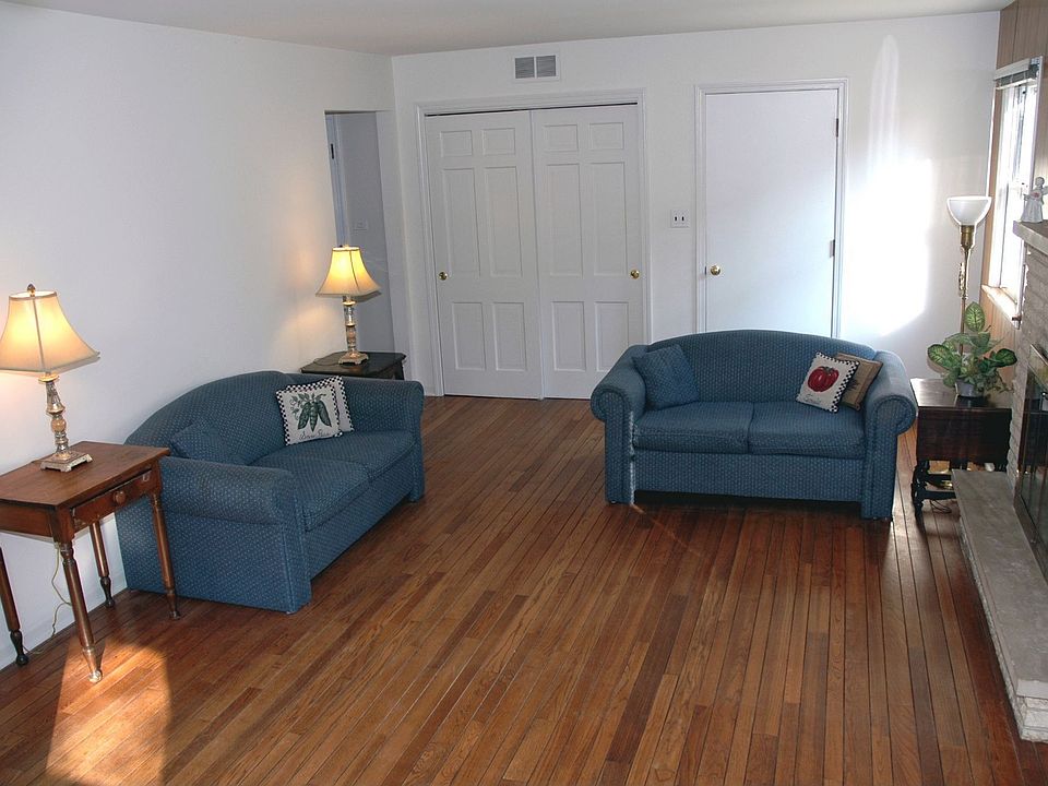 Family Room Hardwood Floors and Fireplace