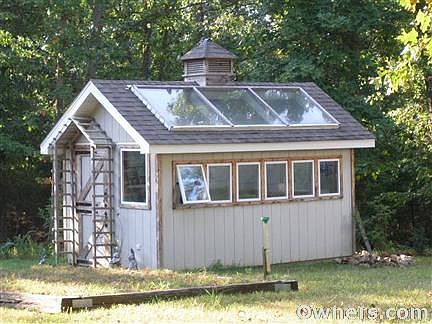 Potting shed/green house - heat and water
