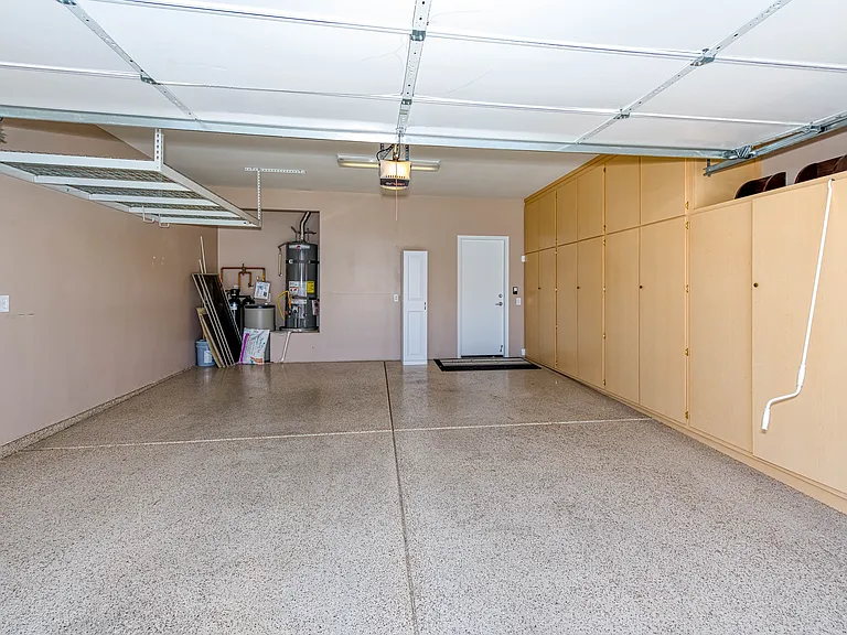 Garage with built in Storage