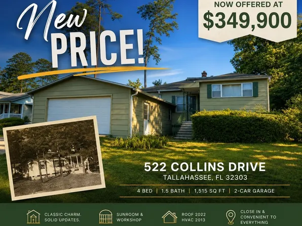 522 Collins Dr, Tallahassee, FL 32303