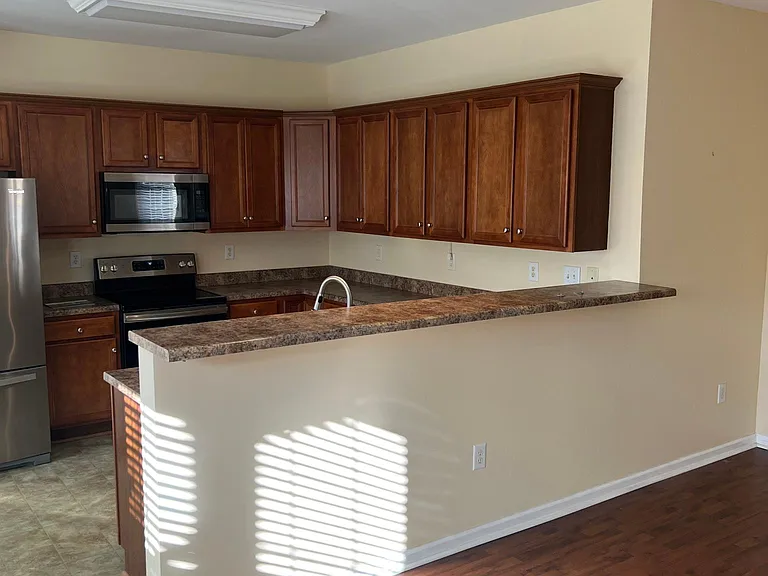 Kitchen from den.