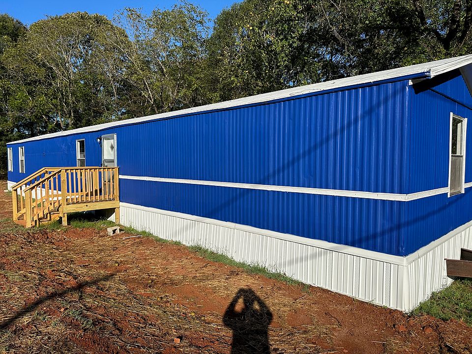 Front of mobile home